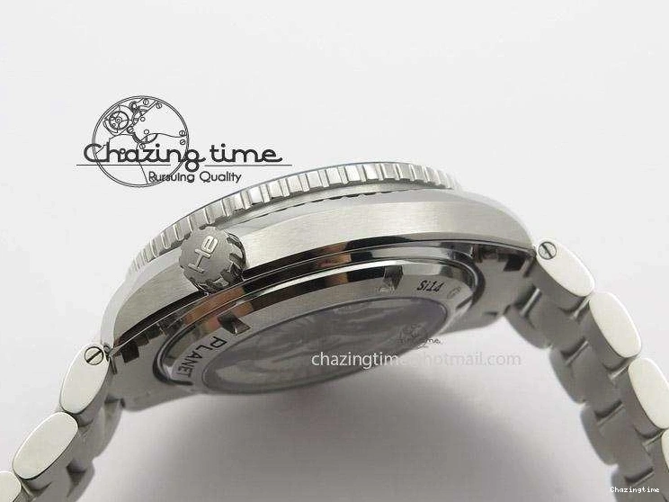 0301 Planet Ocean GMT 42mm V6F Best Edition Blue Bezel Blue Dial On SS Bracelet A ModernLook 8274